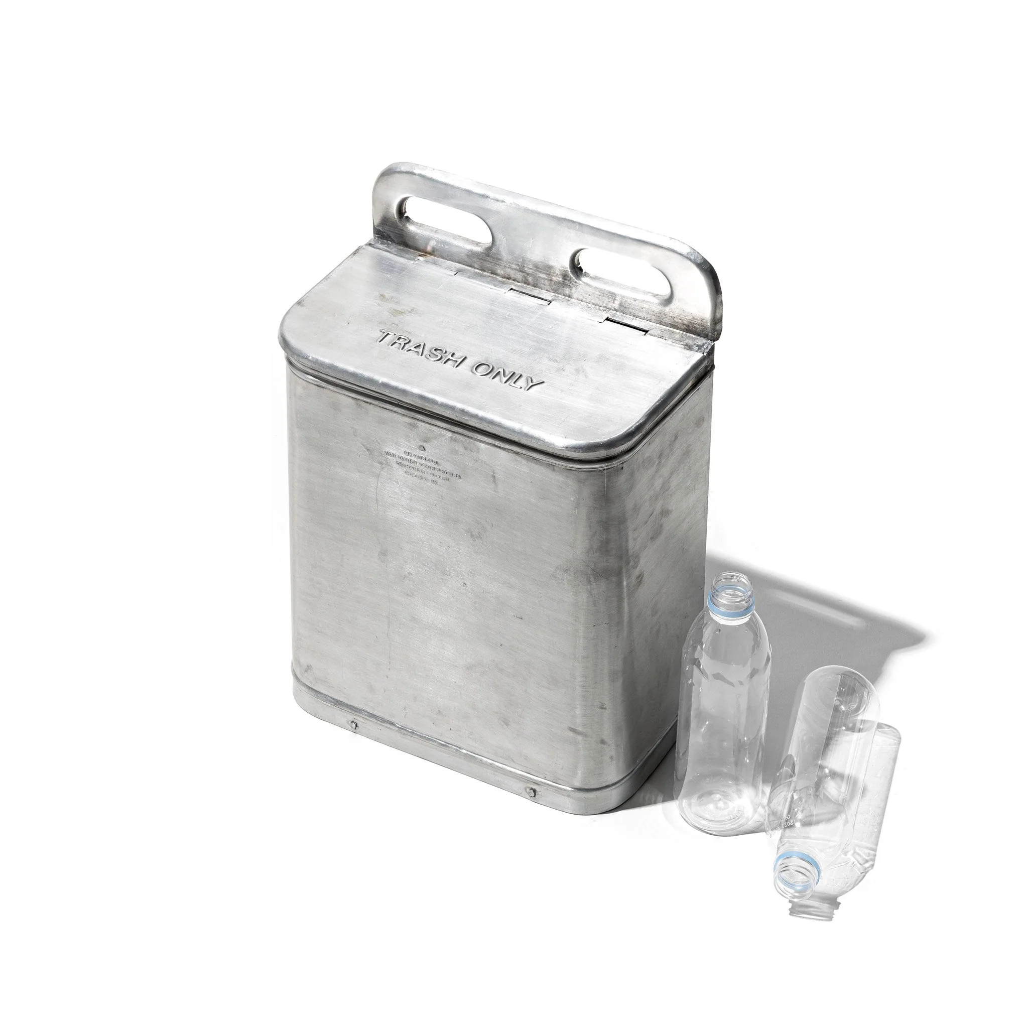 ALUMINUM TRASHCAN - Image 2