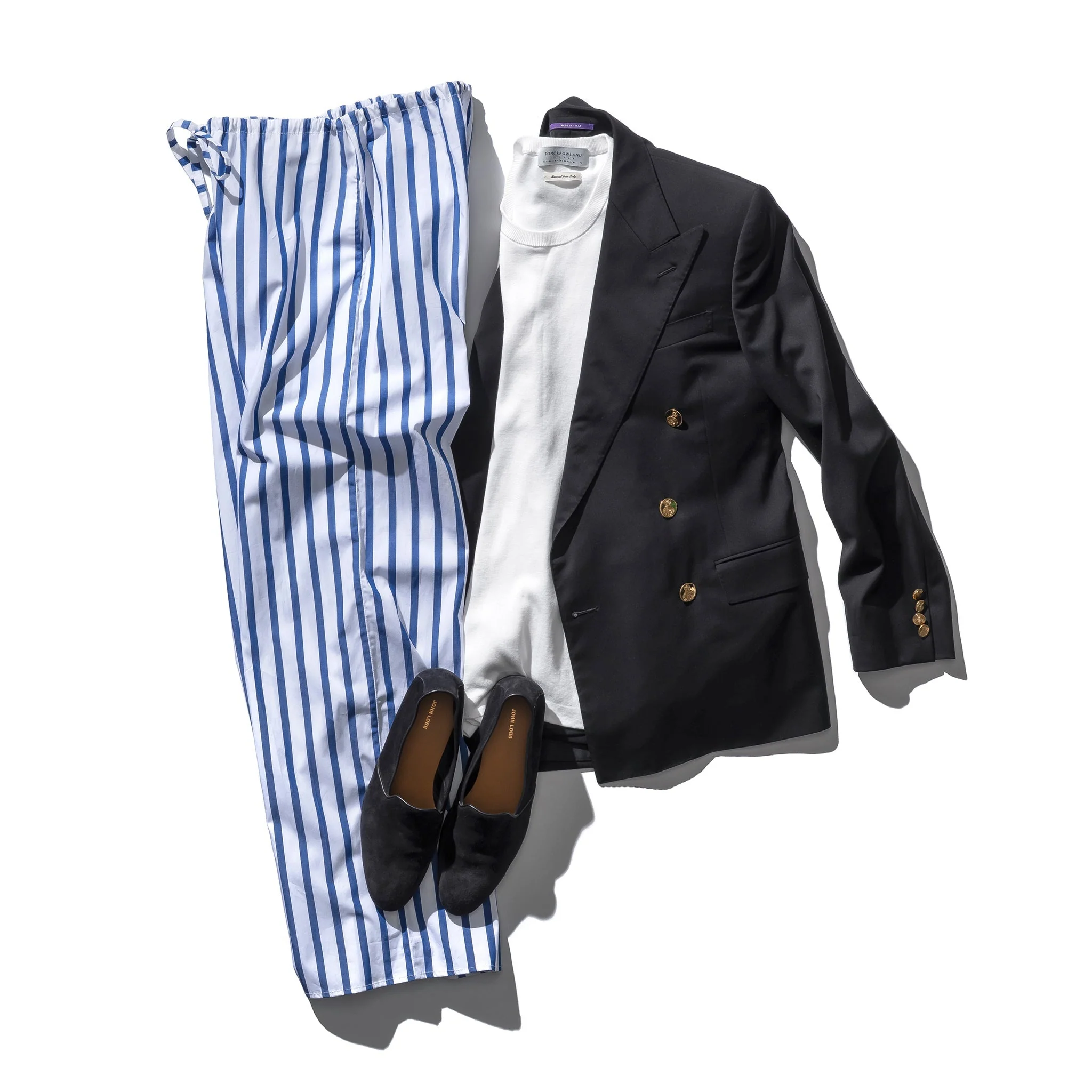 Cotton Stripe Pants - Image 12