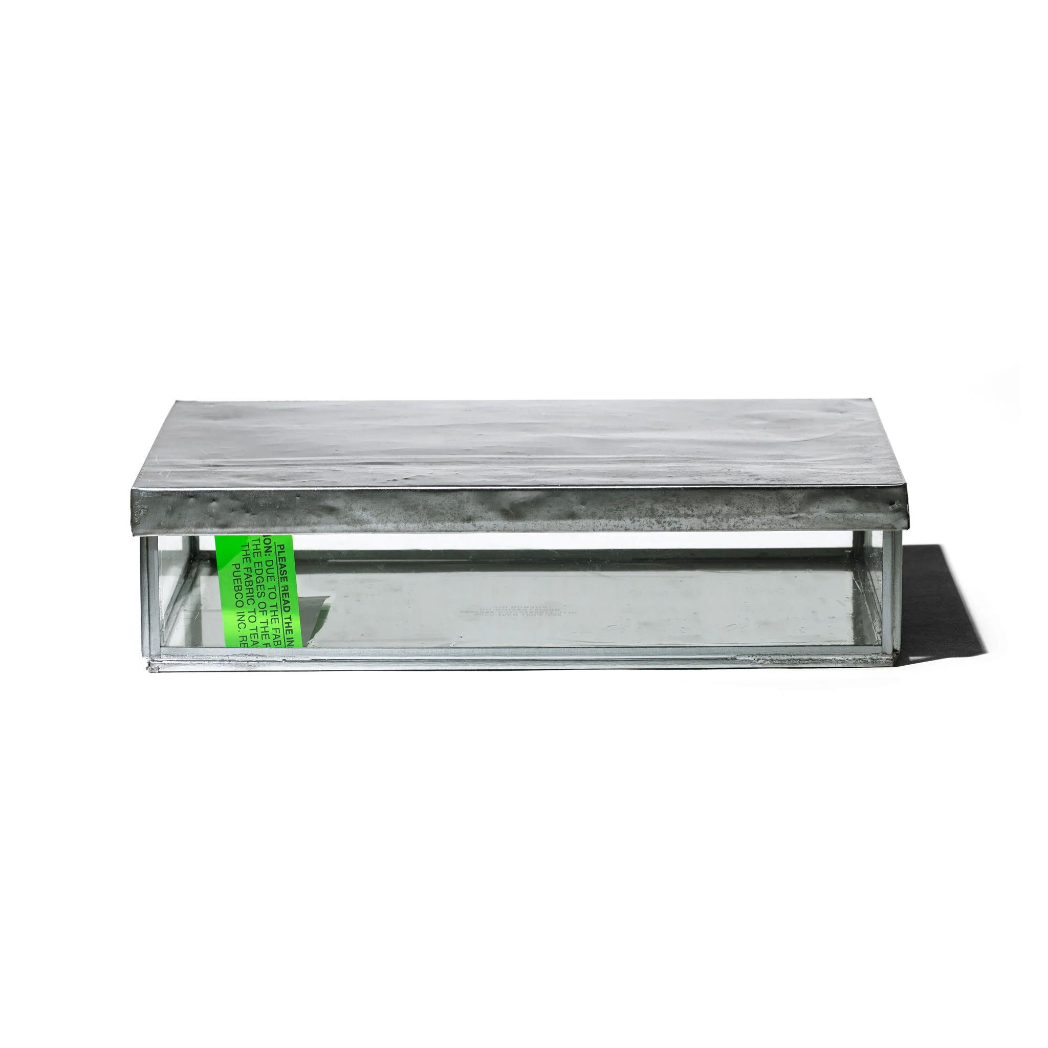JEWELRY GLASS BOX W/RECYCLE STEEL LID - Image 4