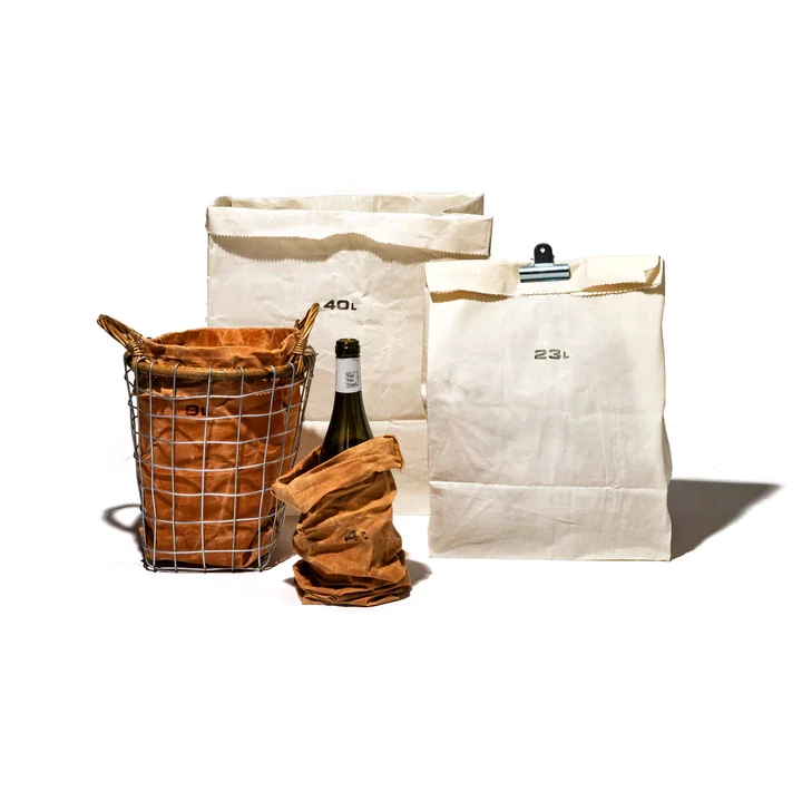 GROCERY BAG 9L BROWN - Image 4