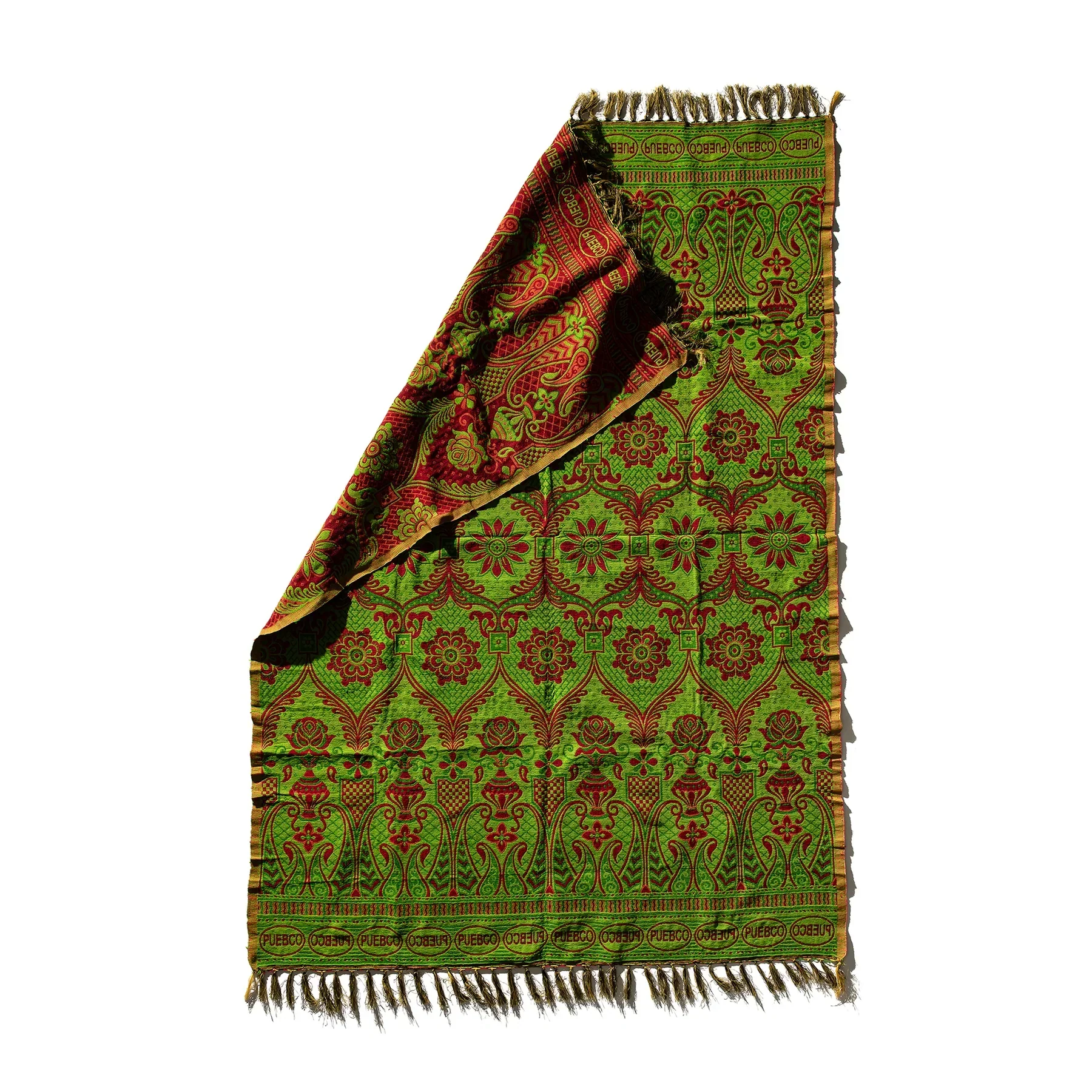 Reversible Jacquard Rug - Green - Image 3