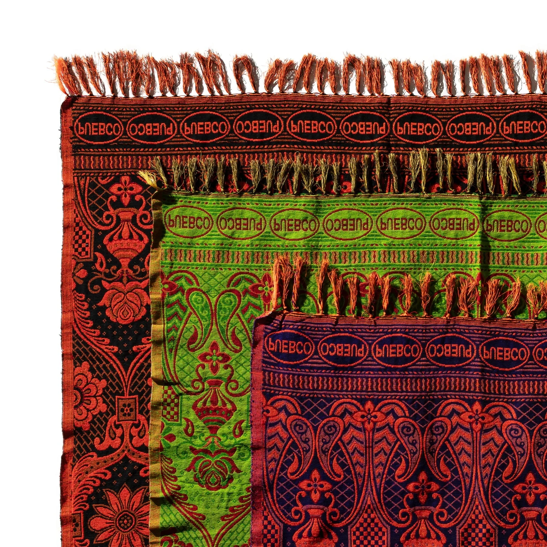 Reversible Jacquard Rug - Green - Image 4