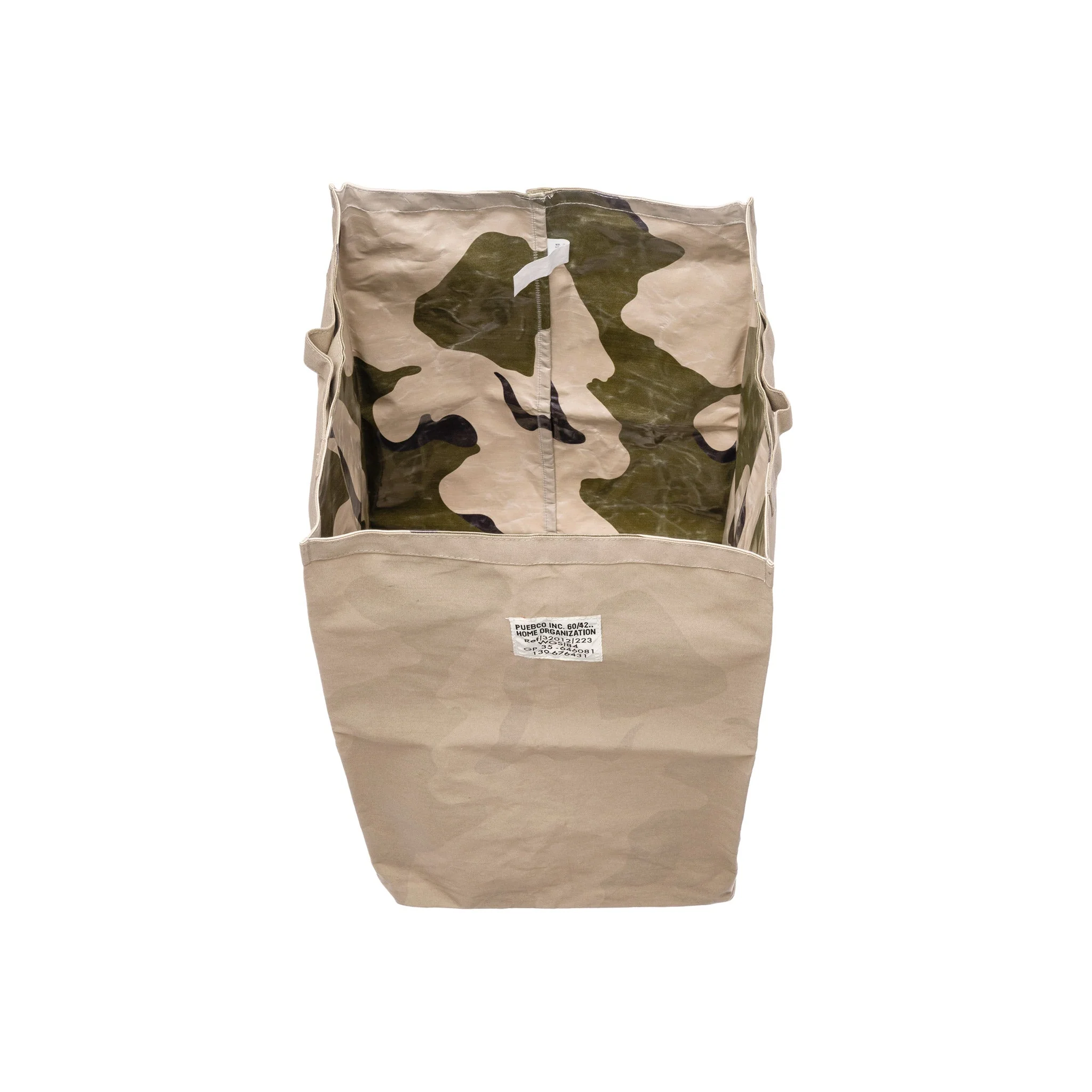 LAMINATED FABRIC ORGANIZER RECTANGLE/LARGE SAND - Image 2