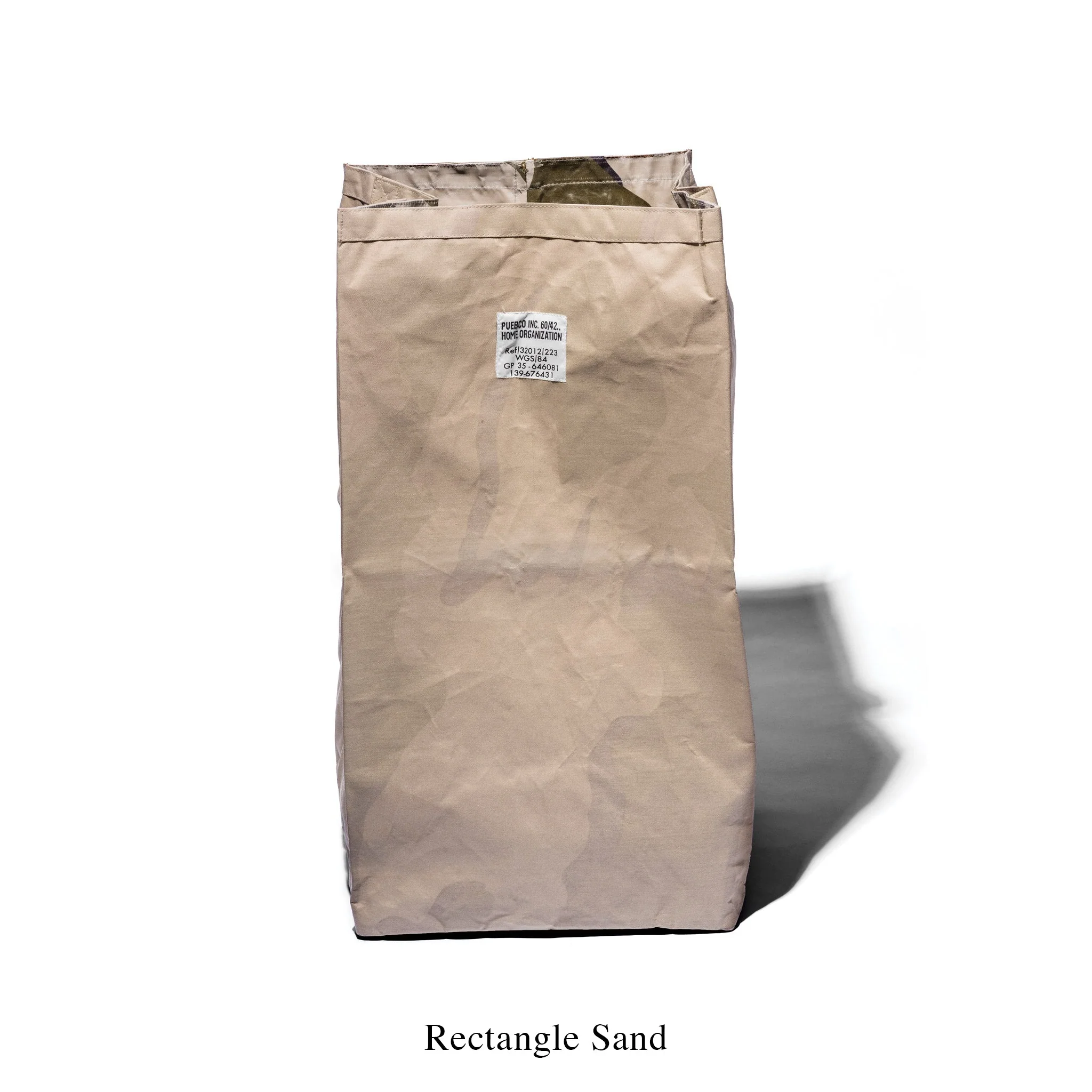 LAMINATED FABRIC ORGANIZER RECTANGLE/LARGE SAND - Image 4