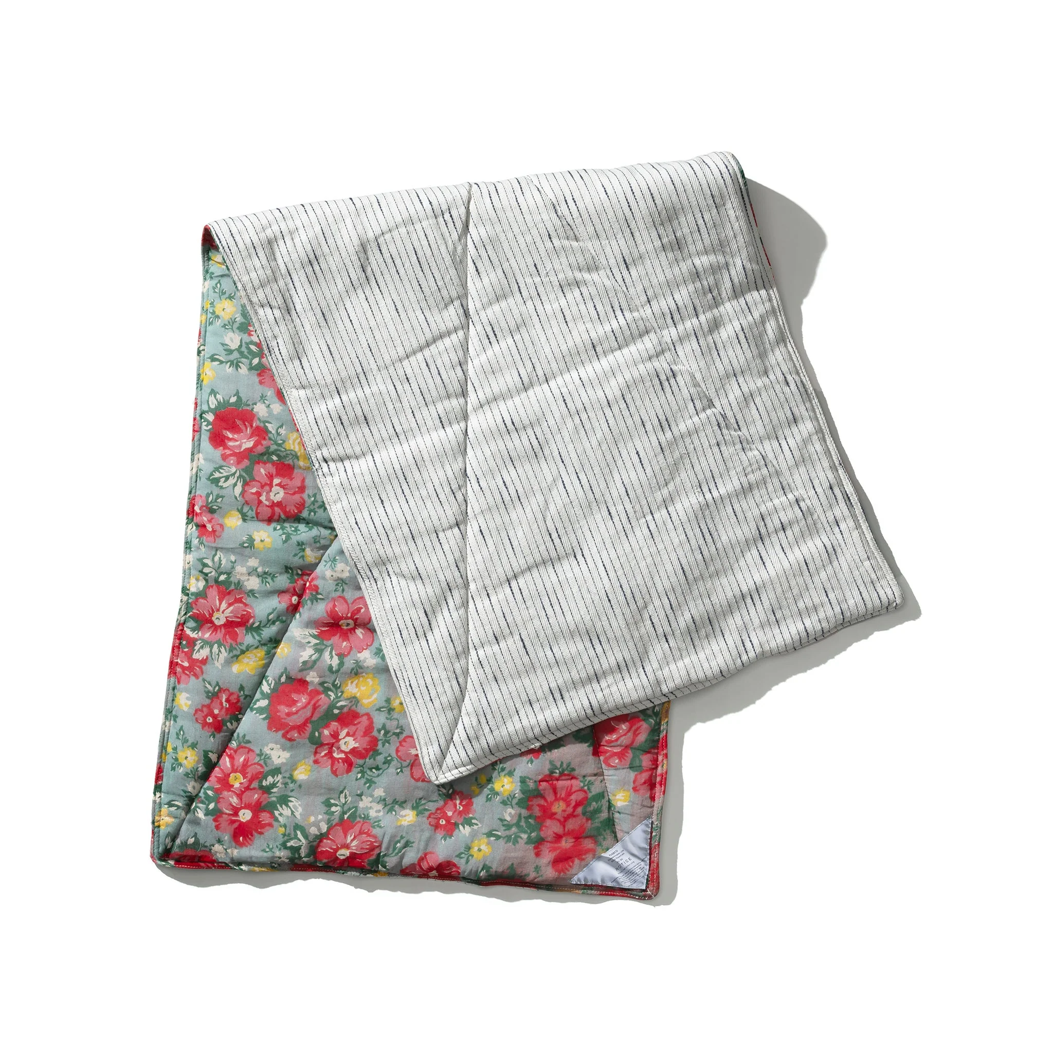 Puffy Nap Mat / Flower X Stripe