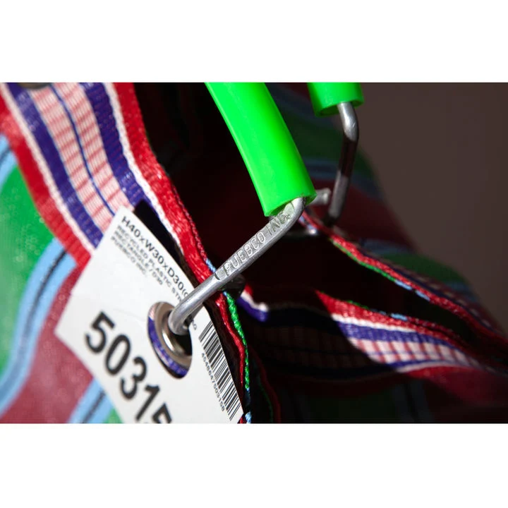 RECYCLED PLASTIC STRIPE BAG - Wide - Image 9