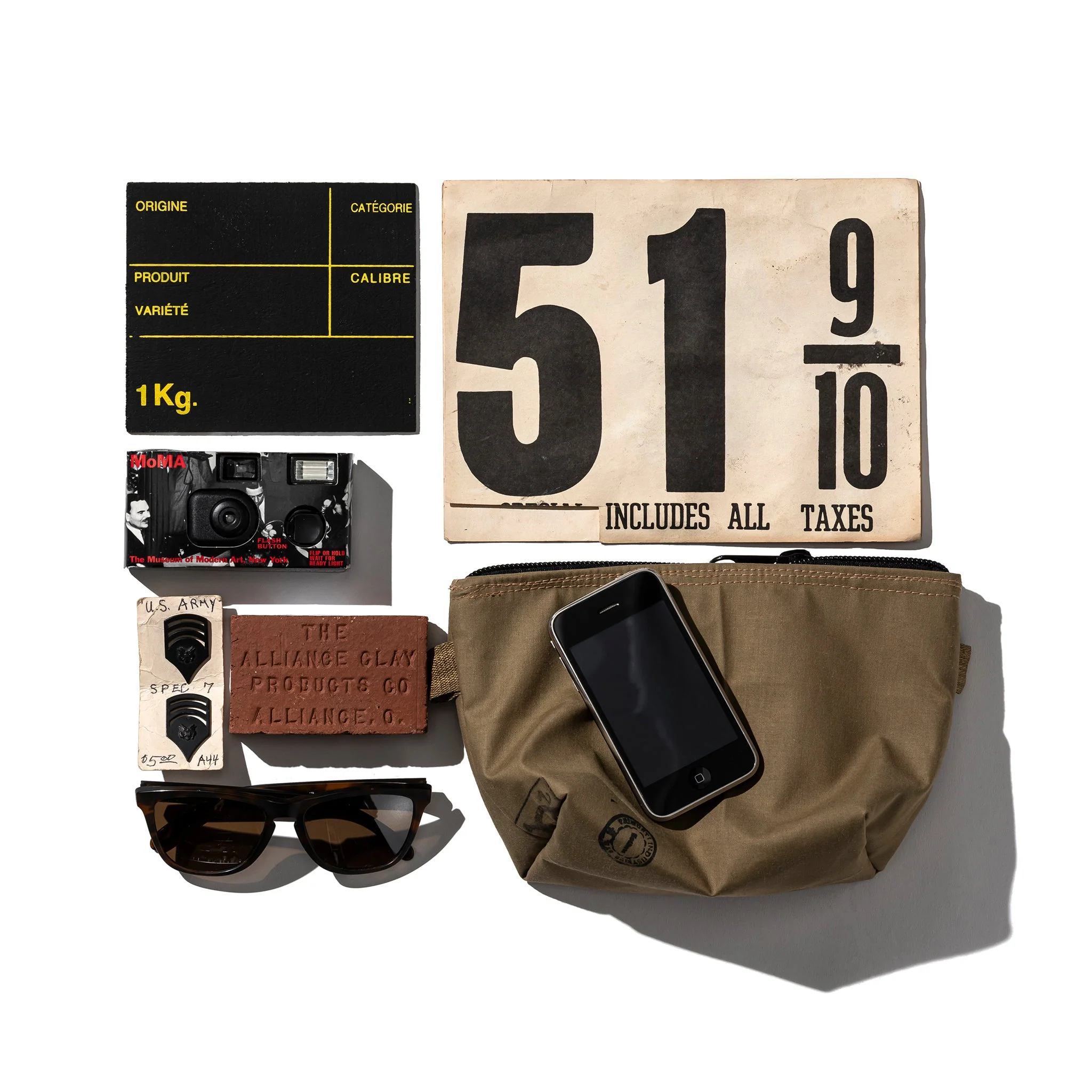 Rubberized Hood Fabric x Jacquard Pouch - Image 2