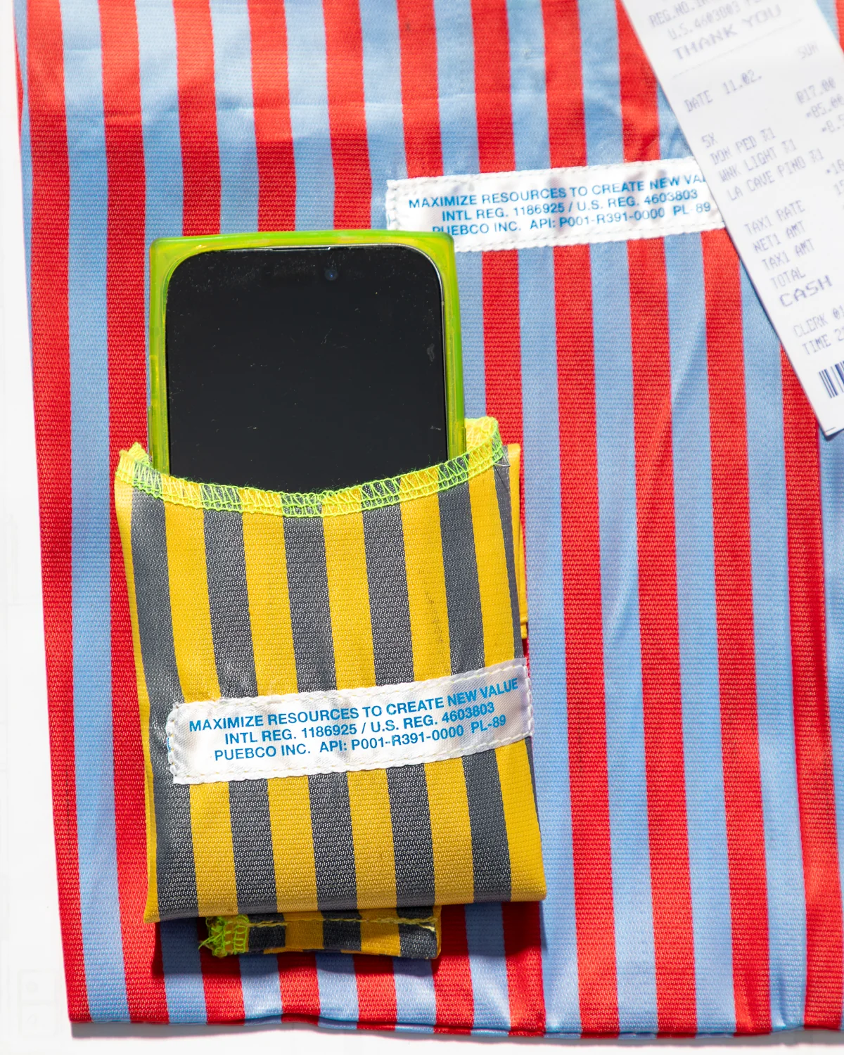 School Tie Fabric Mini Bag - Image 10