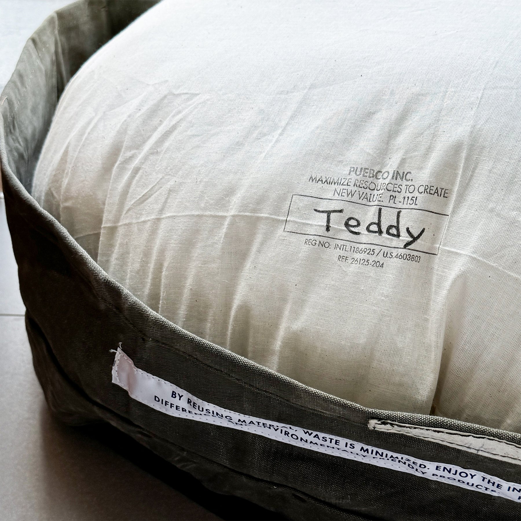 Vintage Material Pet Bed W/Cushion - Image 10