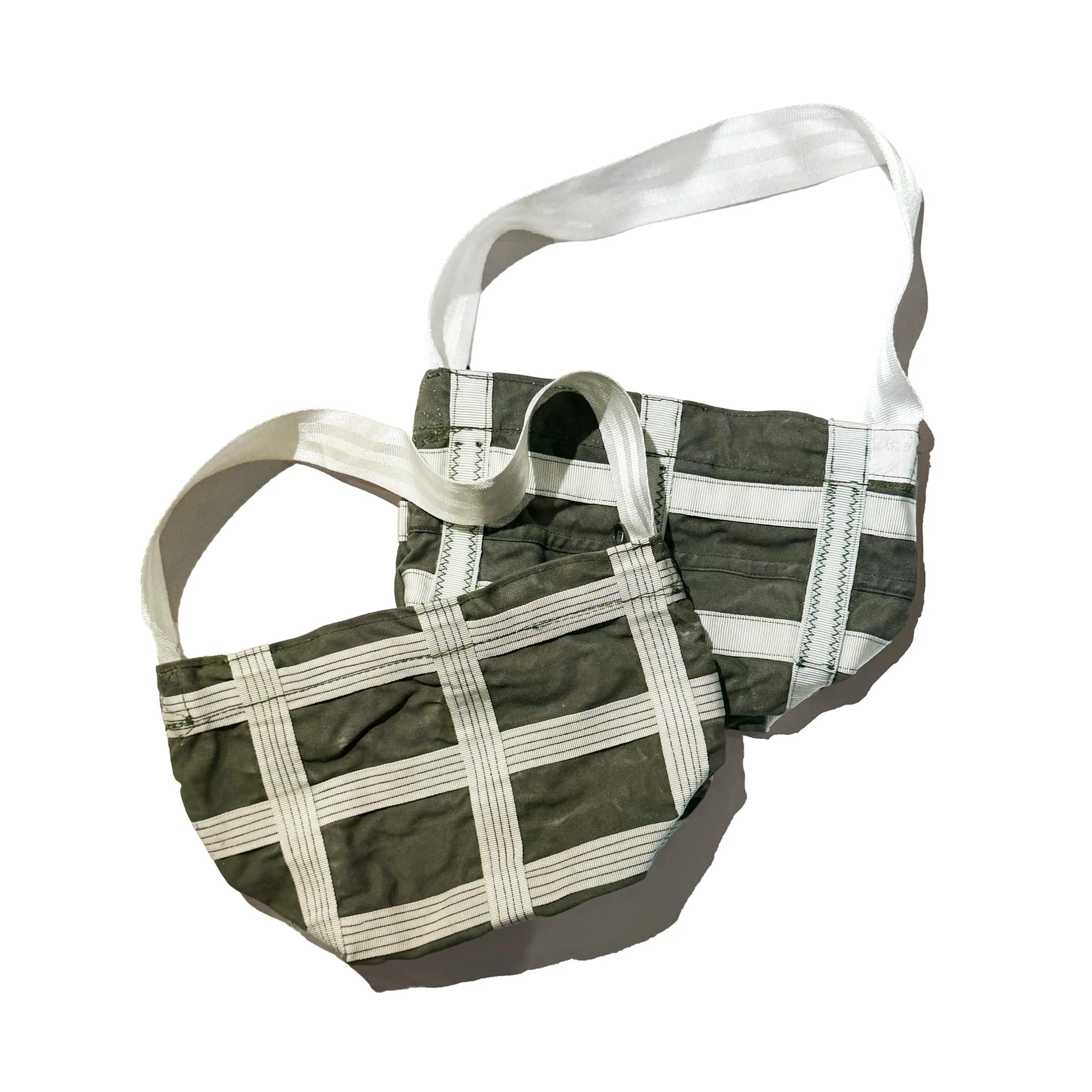 Vintage Olive Brake Parachute Extra Small Shoulder Bag - Image 3