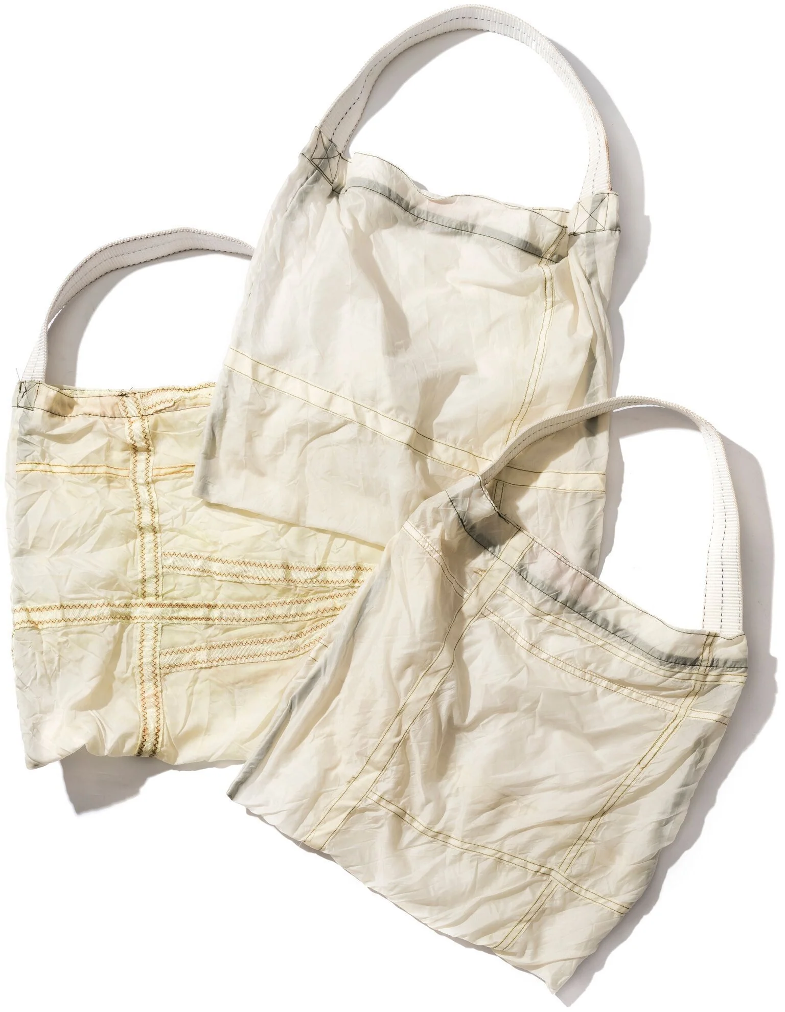 VINTAGE PARACHUTE LIGHT BAG - WHITE - Image 6