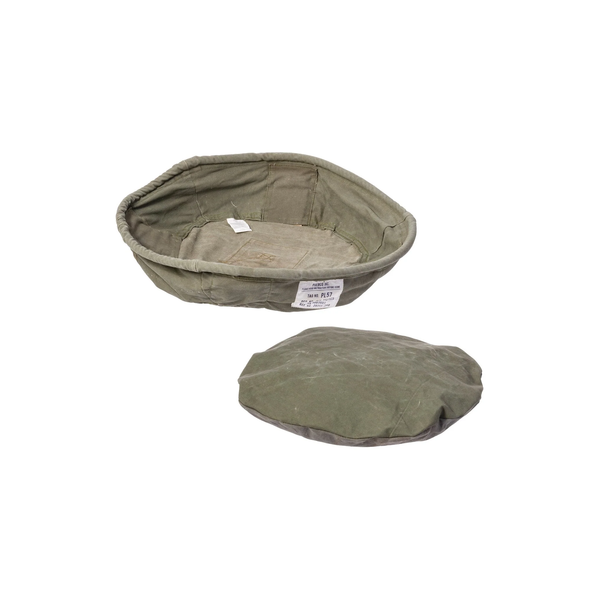 VINTAGE TENT FABRIC PET BED - Image 5