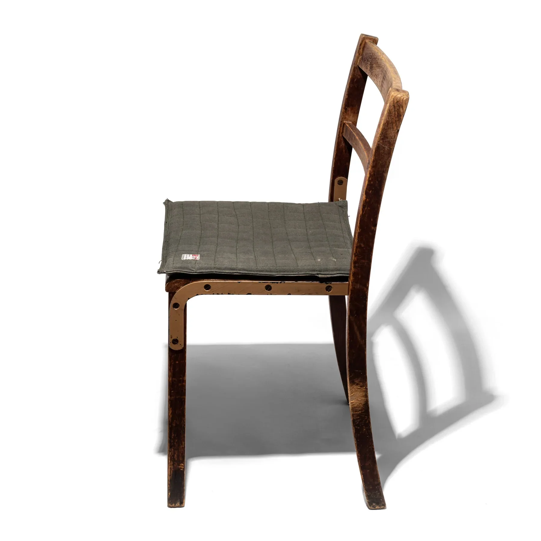 VINTAGE TENT FABRIC SEAT CUSHION - Image 6