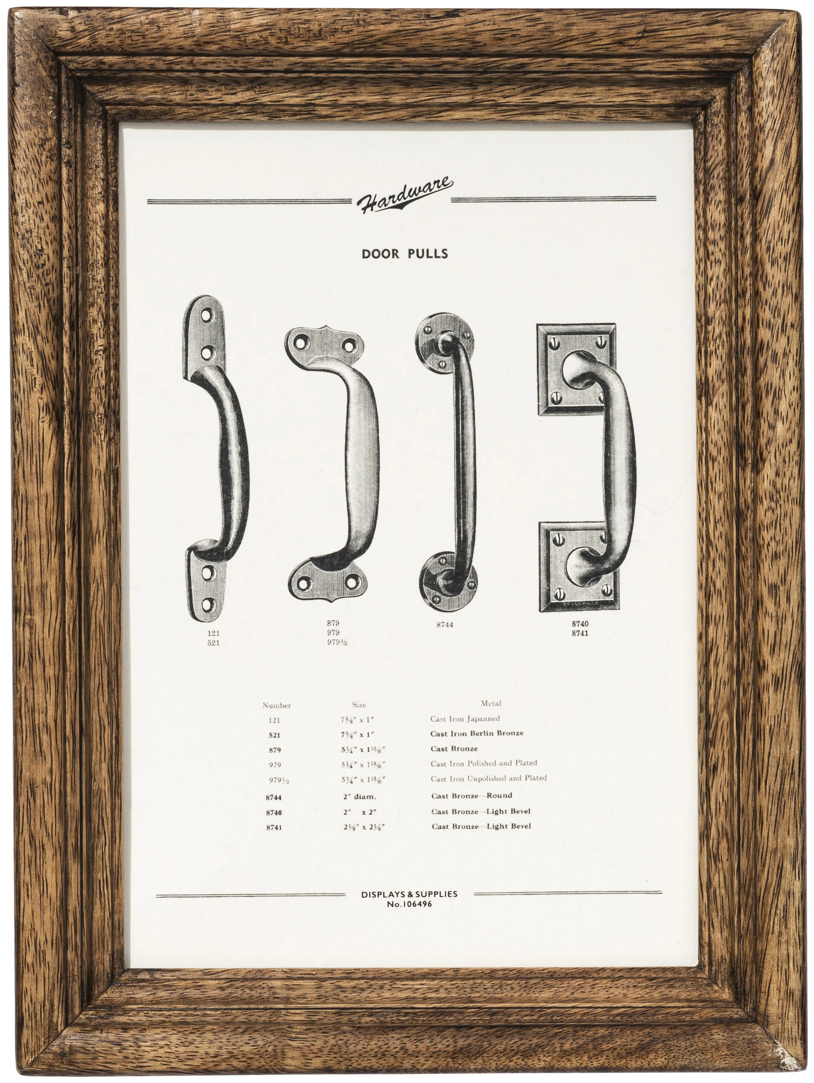 WOODEN NATURAL FRAME - NARROW SMALL - Image 2